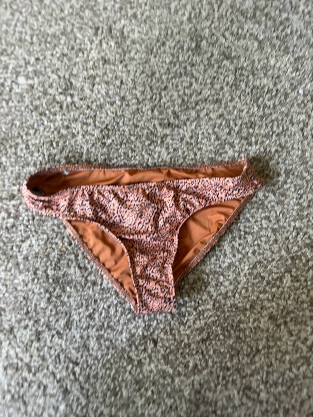 Billabong Rust Leopard-Print Bikini bottom